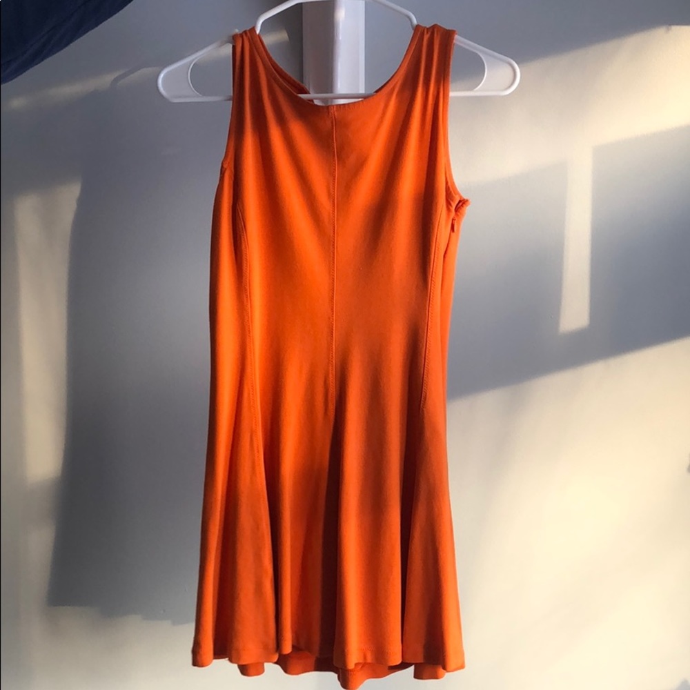 Orange dress